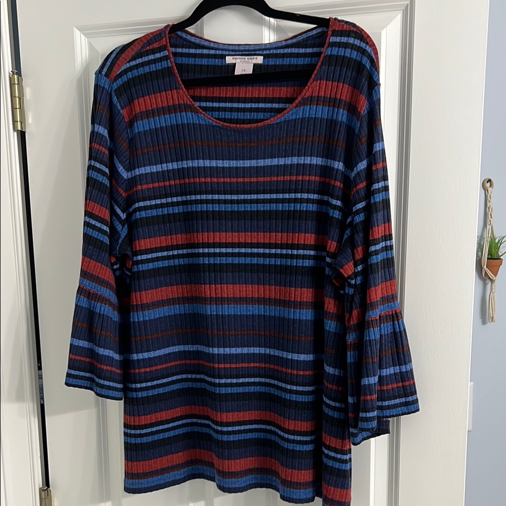 Allison Daley Striped Multicolor Women's Top